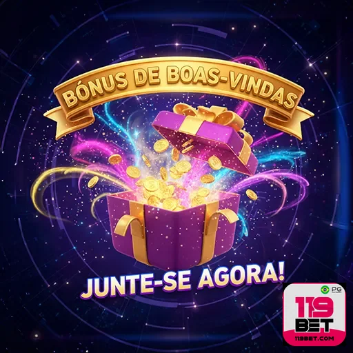 Imagem promocional da 119bet destacando bônus especial, relacionada ao site 119bet para apostas e jogos.